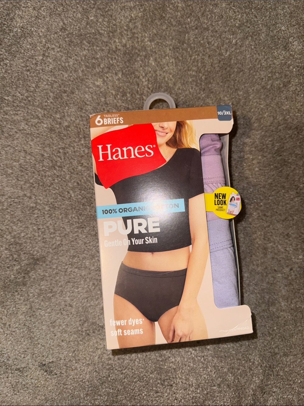 Hanes Women’s Pure Briefs - Lavender (6 Pack)